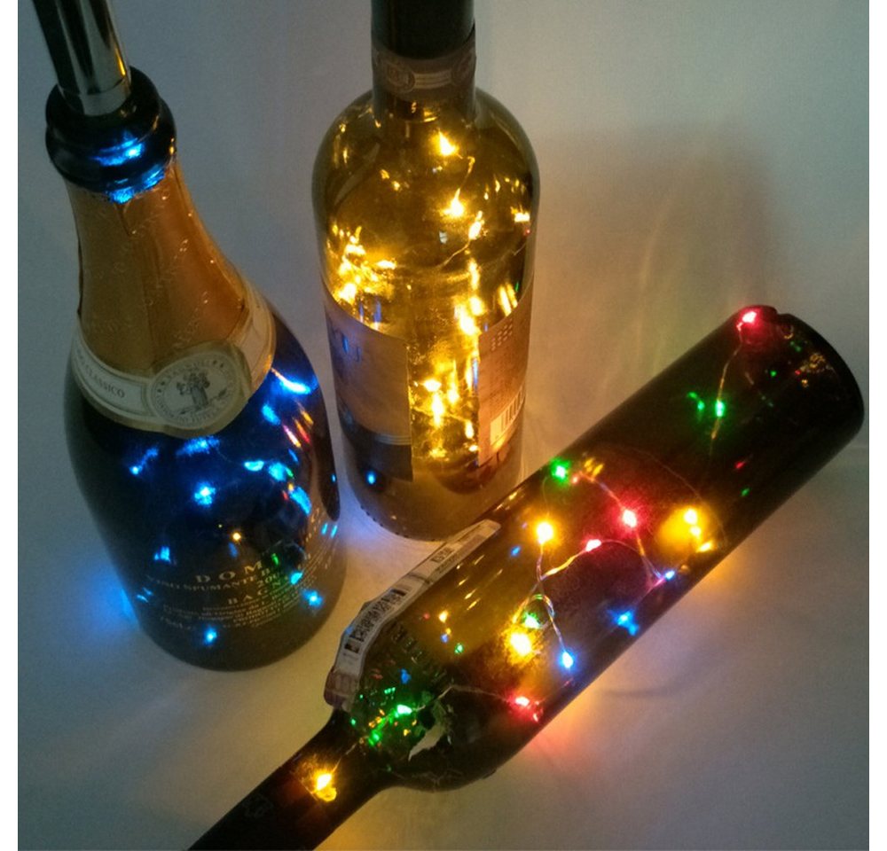 Rosnek LED-Lichterkette 1.5/2M, 15/20LEDs, für Party Hochzeit Valentinstag, Weinflasche Korken Licht Rosnek LED-Lichterkette 1.5/2M, 15/20LEDs, für Party Hochzeit Valentinstag, Weinflasche Korken Licht von Rosnek