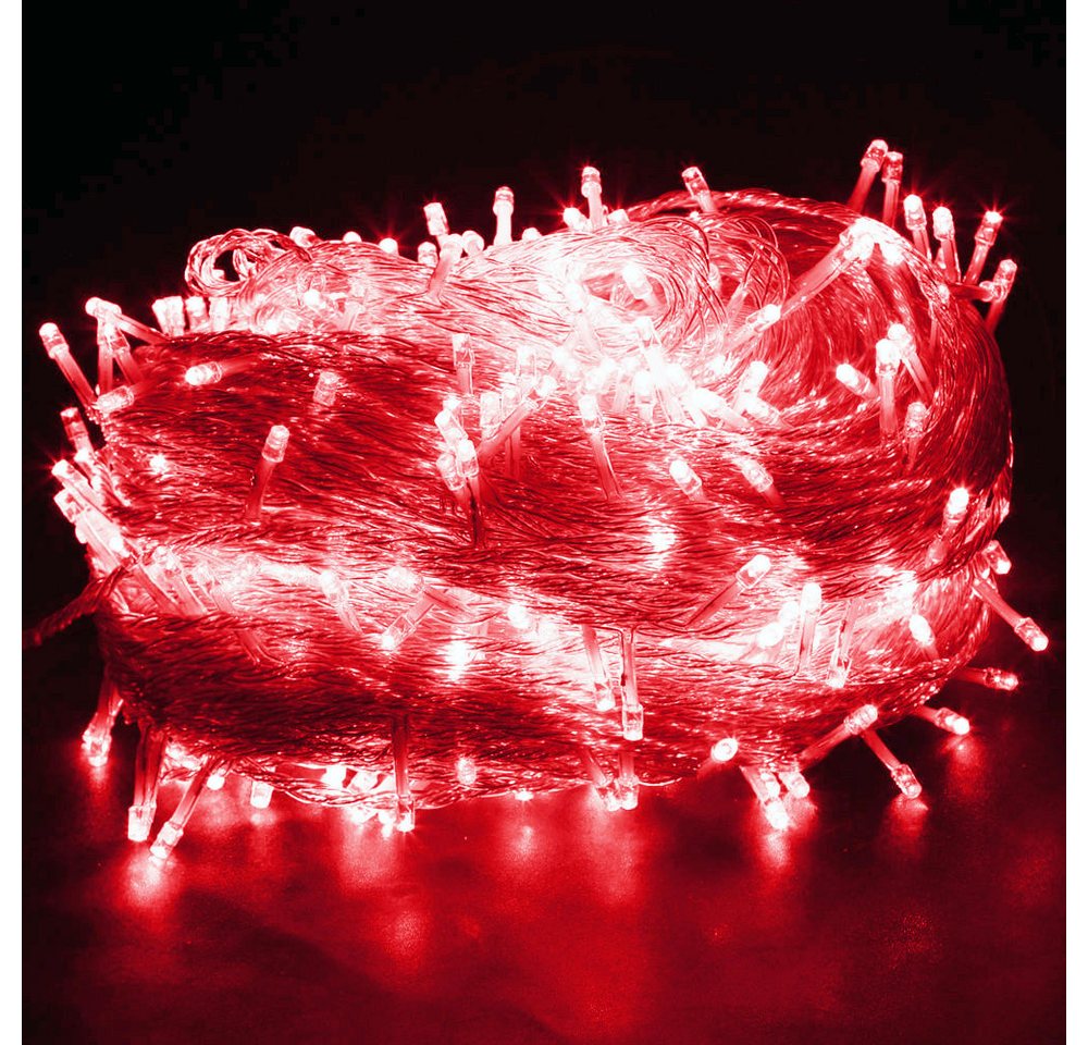 Rosnek LED-Lichterkette 10-100M, 8 Modi, für Weihnachten Party Urlaub, Hochzeit Deko, Blau Rot Grün Rosa Lila Rosnek LED-Lichterkette 10-100M, 8 Modi, für Weihnachten Party Urlaub, Hochzeit Deko, Blau Rot Grün Rosa Lila von Rosnek