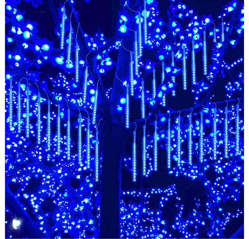 Rosnek LED-Lichterkette 30CM / 50CM LED Eiszapfen Lichterkette,Weihnachtsbeleuchtung Deko, Wasserdicht von Rosnek