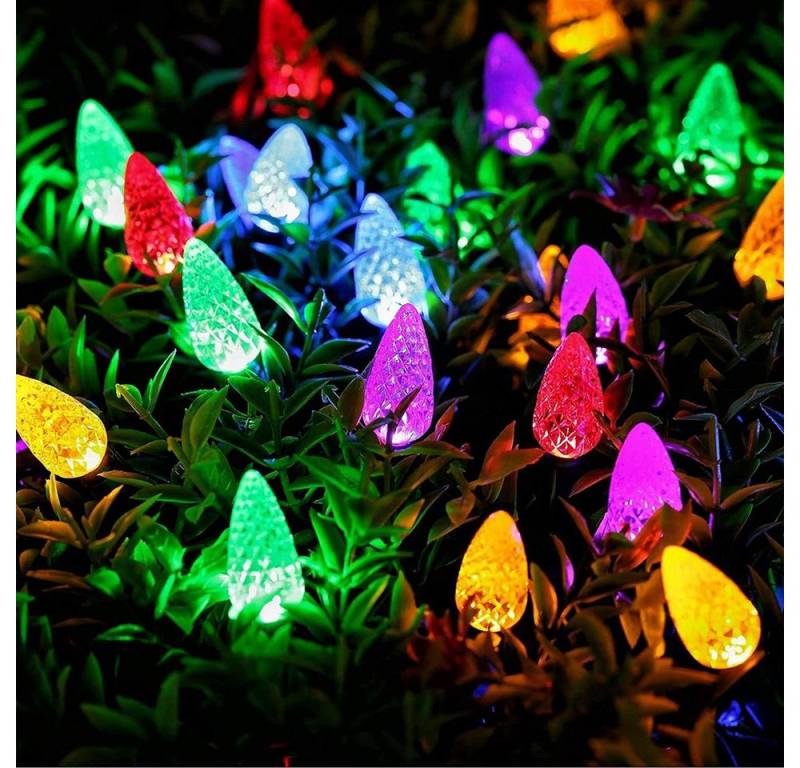 Rosnek LED-Lichterkette 5M, 8 Modi, Wasserdicht, Batterie, Auto Timer, für Weihnachtsbaum, LED C6 Mini Glühbirne, Garten Wohnzimmer Deko Rosnek LED-Lichterkette 5M, 8 Modi, Wasserdicht, Batterie, Auto Timer, für Weihnachtsbaum, LED C6 Mini Glühbirne, Garten Wohnzimmer Deko von Rosnek