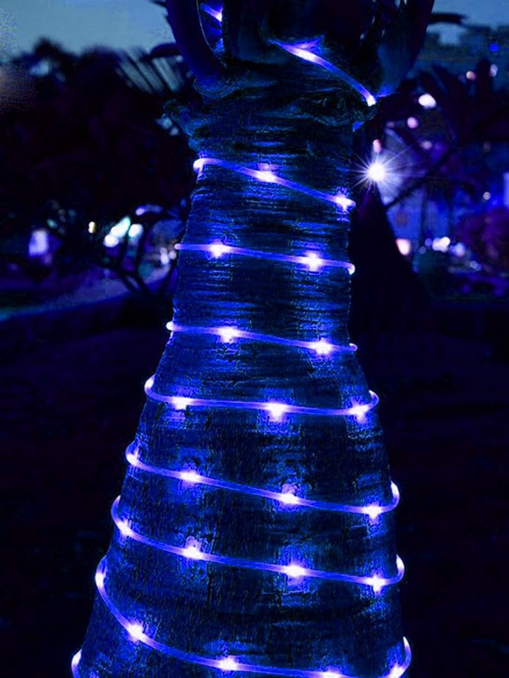Rosnek LED-Lichterkette 5M 50LEDs, wasserdicht, 8 Modi, batterie, für Balkon Camping Party, Weihnachtsdeko Rosnek LED-Lichterkette 5M 50LEDs, wasserdicht, 8 Modi, batterie, für Balkon Camping Party, Weihnachtsdeko von Rosnek