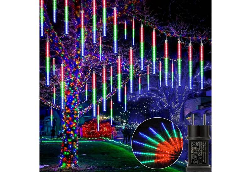 LMaxhome LED-Lichterkette Röhre Regenlichterkette Meteorschauer Weihnachtsdeko Wasserdicht Außen, 1/2/3/4 St Icicle Fallende 8 Röhren Lichterkette,5M Verlängerungskabel LMaxhome LED-Lichterkette Röhre Regenlichterkette Meteorschauer Weihnachtsdeko Wasserdicht Außen, 1/2/3/4 St Icicle Fallende 8 Röhren Lichterkette,5M Verlängerungskabel von LMaxhome