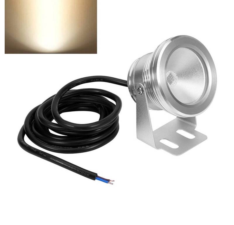 Rosnek LED Teichleuchte Wasserdichte,Aquarium Tauch Pool Licht,Garten Beleuchtung, LED, warmweiße, RGB, LED Unterwasser Spot Licht, Unterwasserbeleuchtung von Rosnek