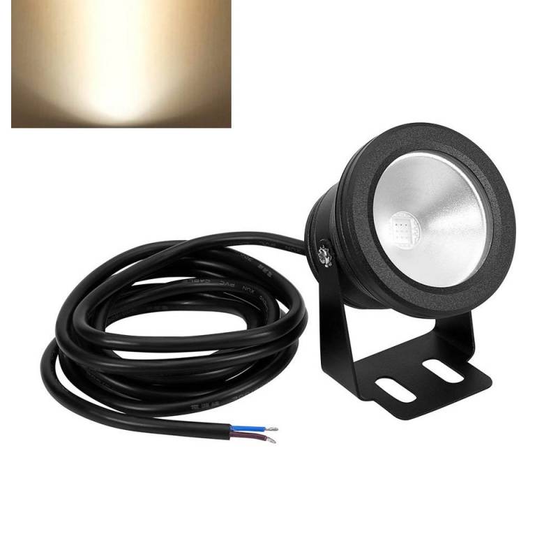 Rosnek LED Teichleuchte Wasserdichte,Aquarium Tauch Pool Licht,Garten Beleuchtung, LED, warmweiße, RGB, LED Unterwasser Spot Licht, Unterwasserbeleuchtung von Rosnek