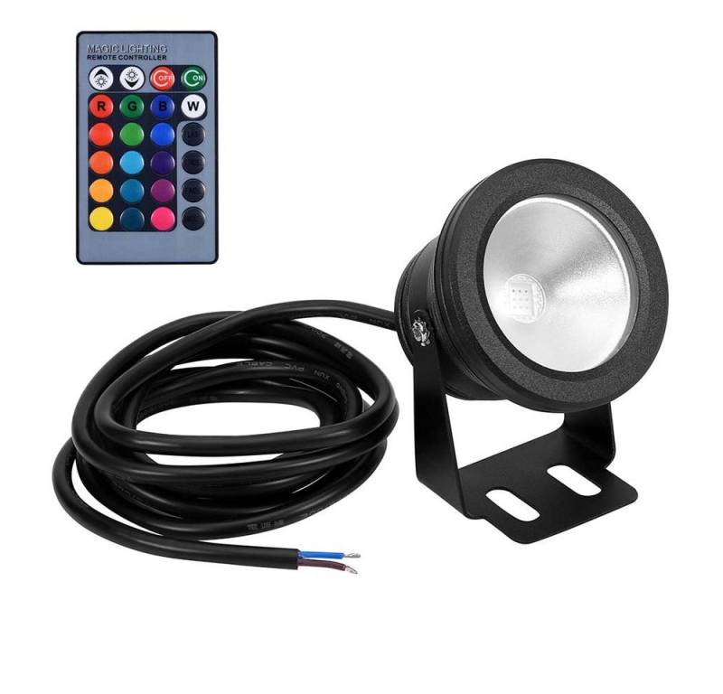 Rosnek LED Teichleuchte Wasserdichte,Aquarium Tauch Pool Licht,Garten Beleuchtung, LED, warmweiße, RGB, LED Unterwasser Spot Licht, Unterwasserbeleuchtung von Rosnek