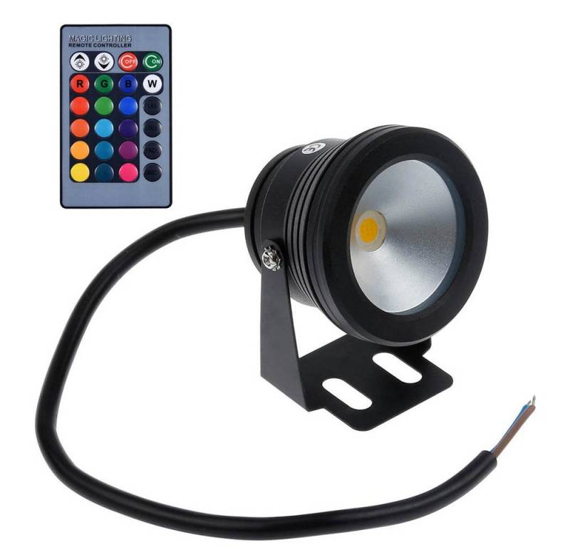 Rosnek LED Teichleuchte Wasserdichte,Aquarium Tauch Pool Licht,Garten Beleuchtung, LED, warmweiße, RGB, LED Unterwasser Spot Licht, Unterwasserbeleuchtung von Rosnek
