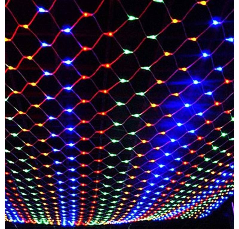 Rosnek Lichternetz Lichtervorhang mit Stecker, 8 Modi,Timer Speicherfunktion, 31V DC, für Büsche Garten Weihnachtsbaum Zimmer Balkon Rosnek Lichternetz Lichtervorhang mit Stecker, 8 Modi,Timer Speicherfunktion, 31V DC, für Büsche Garten Weihnachtsbaum Zimmer Balkon von Rosnek