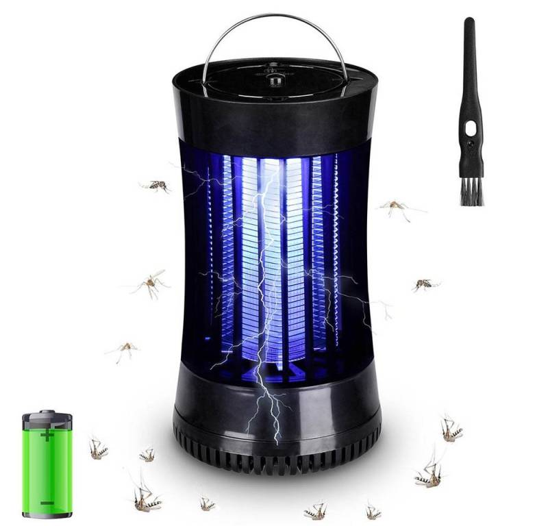 Rosnek Moskitonetz wiederaufladbar, für Haus Schlafzimmer Außenbereich (1 St), Elektrischer Käferzapper, mit Aufhängeschlaufe von Rosnek