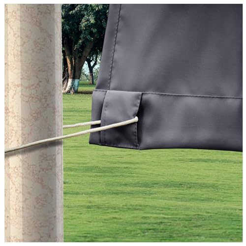 Rosnek Outdoor Vorhang Wetterfest Unten Gewichtet,Outdoorvorhänge mit Ösen H 243xB 132cm Outdoor Vorhänge Wasserdicht Außenvorhang,Winddicht Balkon Gardinen für Terrasse,Pergola,Pavillon,1 Stück Rosnek Outdoor Vorhang Wetterfest Unten Gewichtet,Outdoorvorhänge mit Ösen H 243xB 132cm Outdoor Vorhänge Wasserdicht Außenvorhang,Winddicht Balkon Gardinen für Terrasse,Pergola,Pavillon,1 Stück von Rosnek