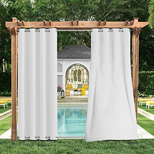 Rosnek Outdoor Vorhang Wetterfest Winddicht mit Obere und Untere Ösen,2 Stück Outdoorvorhänge 213x132cm Outdoor Vorhänge Wasserdicht Außenvorhang,Balkon Gardinen für Terrasse,Pergola,Pavillon Rosnek Outdoor Vorhang Wetterfest Winddicht mit Obere und Untere Ösen,2 Stück Outdoorvorhänge 213x132cm Outdoor Vorhänge Wasserdicht Außenvorhang,Balkon Gardinen für Terrasse,Pergola,Pavillon von Rosnek