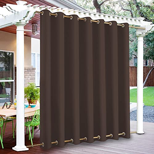 Rosnek Outdoor Vorhang Wetterfest mit Ösen, Outdoorvorhänge B 254×H 213 cm Outdoor Vorhänge Wasserdicht Außenvorhang,Winddicht Balkon Gardinen für Terrasse,Pergola,Pavillon,1 Stück,Obere Untere Ösen Rosnek Outdoor Vorhang Wetterfest mit Ösen, Outdoorvorhänge B 254×H 213 cm Outdoor Vorhänge Wasserdicht Außenvorhang,Winddicht Balkon Gardinen für Terrasse,Pergola,Pavillon,1 Stück,Obere Untere Ösen von Rosnek
