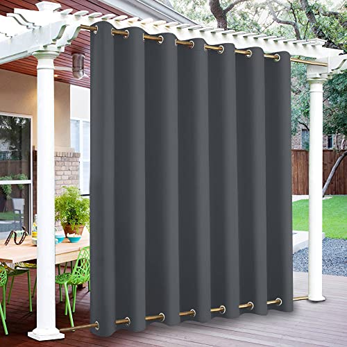 Rosnek Outdoor Vorhang Wetterfest mit Ösen, Outdoorvorhänge B 254×H 243 cm Outdoor Vorhänge Wasserdicht Außenvorhang,Winddicht Balkon Gardinen für Terrasse,Pergola,Pavillon,1 Stück,Obere Untere Ösen Rosnek Outdoor Vorhang Wetterfest mit Ösen, Outdoorvorhänge B 254×H 243 cm Outdoor Vorhänge Wasserdicht Außenvorhang,Winddicht Balkon Gardinen für Terrasse,Pergola,Pavillon,1 Stück,Obere Untere Ösen von Rosnek