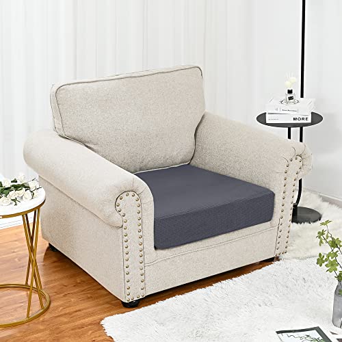 Rosnek Sofa Sitzkissenbezug Sofabezug,Polarfleece Sofahusse Stretch Couchbezug,Sofa Cover Couch überzug für Sofa überzug L Form,Ecksofa,Sofa Sitzkissen 1-Sitzer,1 Stück von Rosnek