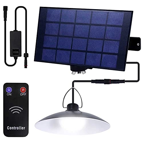 Rosnek Solarlampen für Außen,Wasserdicht Solar Lampe Outdoor mit 3M Kabel,Solarleuchten LED Solar Hängelampe für Außen,Balkon,Garten,Terrasse,Garage,Pavillon von Rosnek