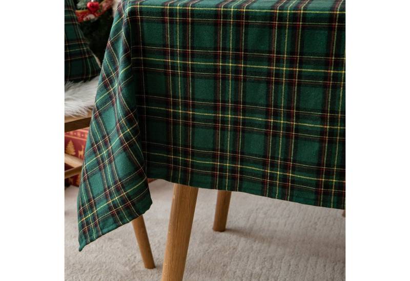 Rosnek Tischdecke Kariert, für Weihnachtsfeier Esszimmer Restaurant Dekoration (1-tlg) von Rosnek