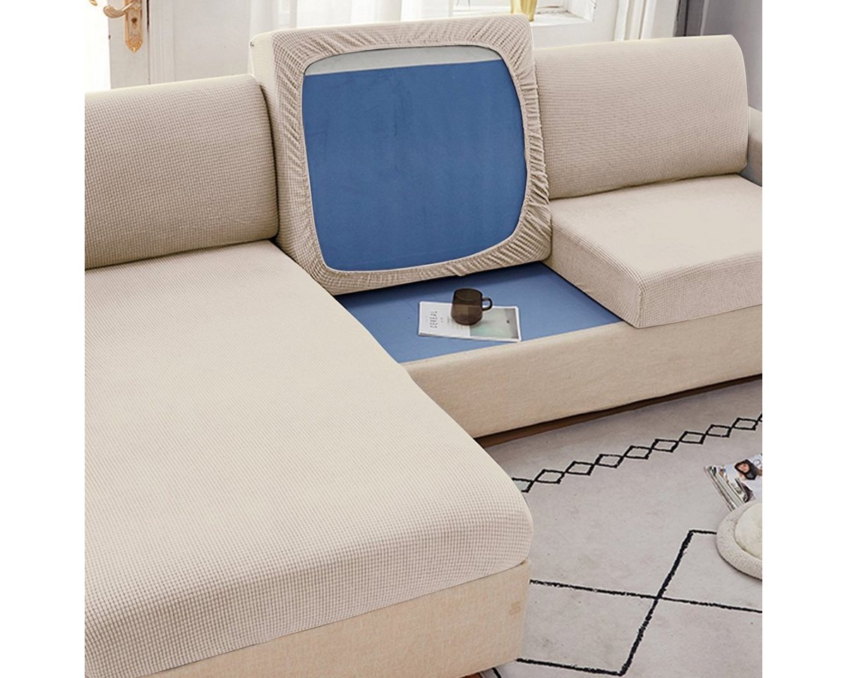 Rosnek Sofahusse Sofa Abdeckung Slipcover, weiche Flexibilität, im Wohnzimmer, erträglich, Möbel Protector Kissen, mit elastischen Boden Rosnek Sofahusse Sofa Abdeckung Slipcover, weiche Flexibilität, im Wohnzimmer, erträglich, Möbel Protector Kissen, mit elastischen Boden von Rosnek