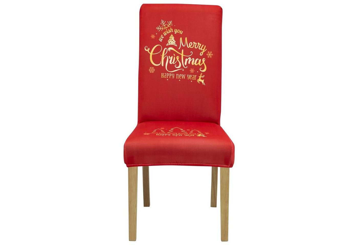 Rosnek Stuhlhusse 1-10Stück, Weihnachtsmotiv, Stretch, für Bankett Party Speisesaal Deko Rosnek Stuhlhusse 1-10Stück, Weihnachtsmotiv, Stretch, für Bankett Party Speisesaal Deko von Rosnek