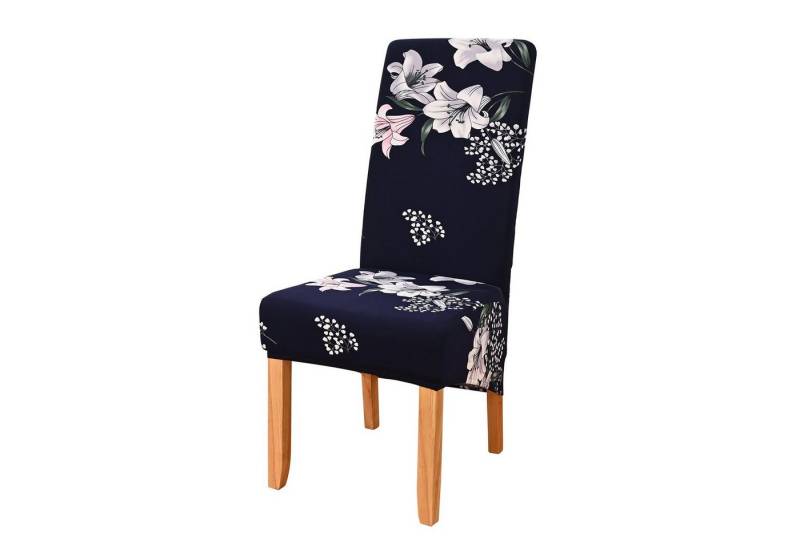 Rosnek Stuhlhusse Extra groß, Floral Geometrisch, Stretch, für Bankett Party Esszimmer von Rosnek