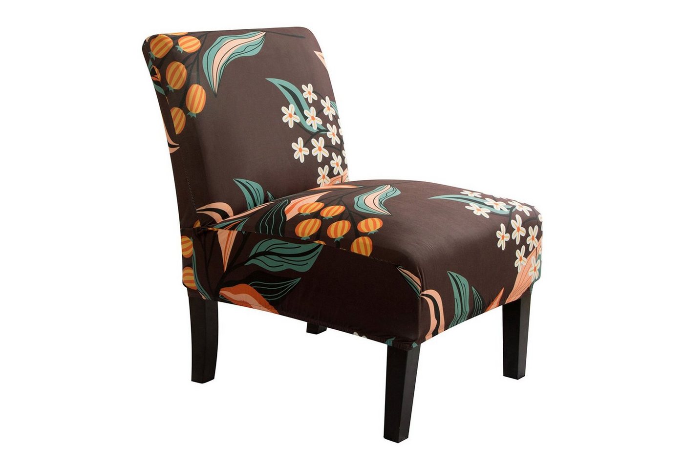 Rosnek Stuhlhusse Stretch gedruckt floralen,Universal,für Akzentstuhl Rosnek Stuhlhusse Stretch gedruckt floralen,Universal,für Akzentstuhl von Rosnek