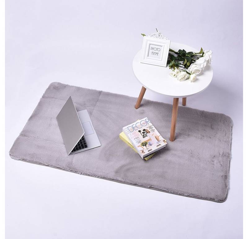 Rosnek Teppich Flauschige Weich Shaggy, für Schlafzimmer und Wohnzimmer, Rechteckig, Höhe: 10 mm, 40*60/60*90/60*180cm von Rosnek