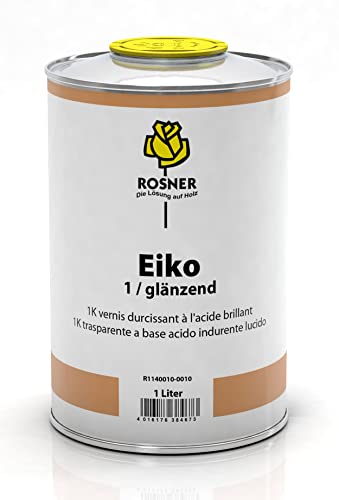 Rosner 1K-EIKO SH-Lack Klarlack glänzend Decklack Möbellack Holzlack 1 Liter von Rosner