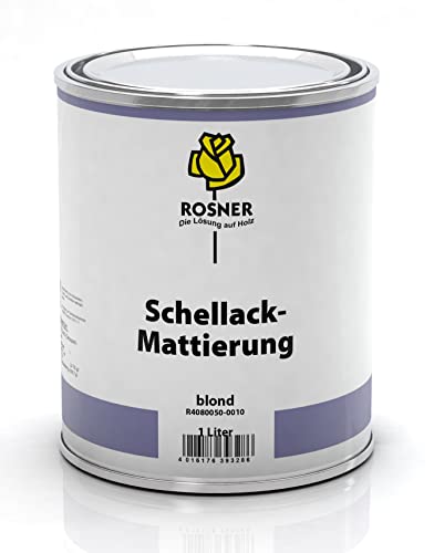 Rosner Schellack Blond Antik Möbel Lack Schellack,Hartlack 1 L,Holz,Lack von Rosner