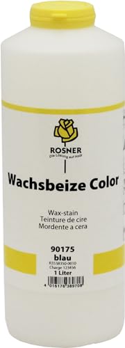 Rosner Wachsbeize Color 1 Liter,blau,Emulsion,Wachse,Wasser,Nadelholz,Beize von Rosner