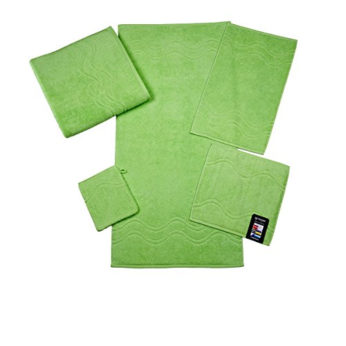 Cashmere, Frottier-Gästetuch-30x50 cm, Uni, apfelgrün Cashmere, Frottier-Gästetuch-30x50 cm, Uni, apfelgrün von Ross