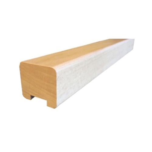 Handlauf Holz rechteckig 45 x 40 mm mit Nut Buche roh 1500 mm von Ross