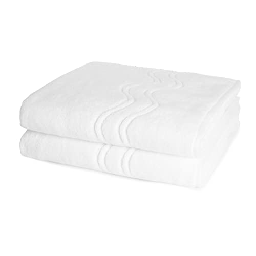 Ross - Cashmere Feeling - 2 X Duschtuch - Im Set (70 X 140cm Weiß) von Ross