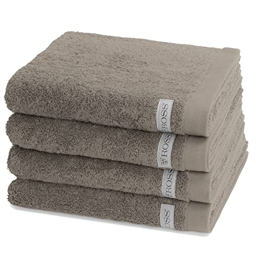 Ross - Sinfonie - 4 X Handtuch - im Set (50 X 100cm Taupe) von Ross