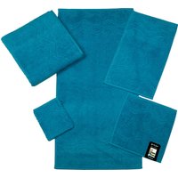 ROSS Waschhandschuh "Cashmere feeling" mit Wellen-Bordüre von Ross