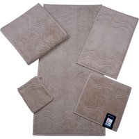 ROSS Waschhandschuh "Cashmere feeling" mit Wellen-Bordüre von Ross