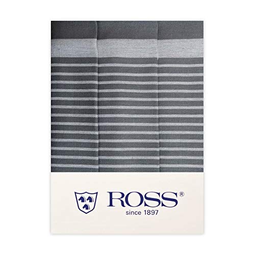 Ross - Exclusiv - Geschirrtücher Halbleinen - 0914-3er-Pack (50 x 70cm Grau) von Ross