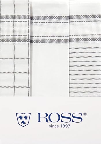 Ross - Baumwolle - 3 X Geschirrtücher im Set (Silber) von Ross