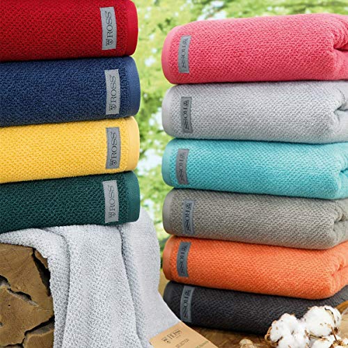Ross Bio-Baumwoll Handtücher Selection Altrosa, Duschtuch 70x140 cm von Ross