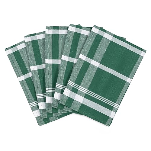 Ross - Exclusiv - 5 X Geschirrtücher - Baumwolle - Leinen - im Set (Grün) von Ross