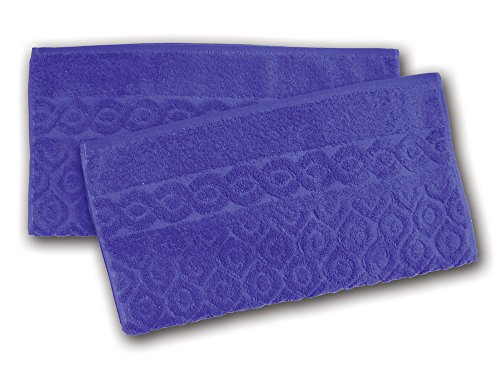 Ross Relief Handtuch - Royal -2er Pack 100x50cm von Ross