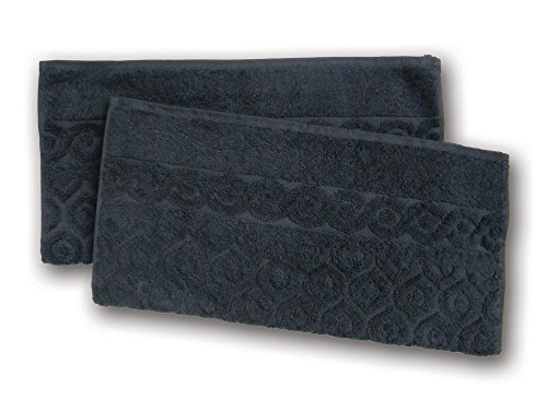 Ross Relief Handtuch - Schwarz -2er Pack 100 x 50 cm Ross Relief Handtuch - Schwarz -2er Pack 100 x 50 cm von Ross