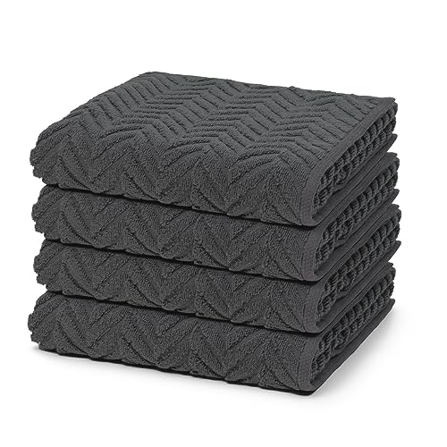 Ross - Sensual Skin - 4 X Handtuch im Set (Anthrazit) von Ross