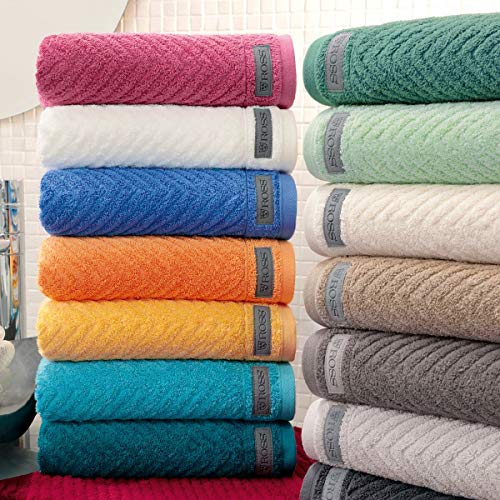Ross Uni-Rippe Handtücher Smart Beere, Handtuch 50x100 cm von Ross
