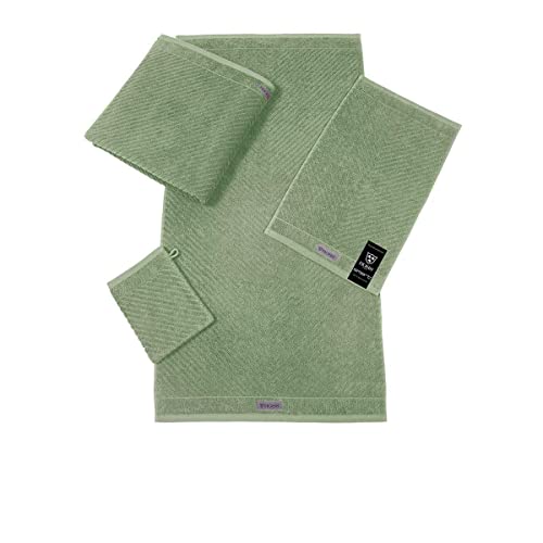Ross Uni-Rippe Handtücher Smart Schilf, Duschtuch 70x140 cm von Ross