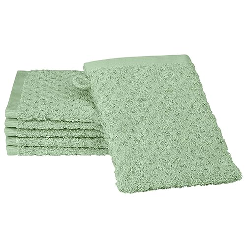 Ross Uni-Walk Handtücher Harmony Farbfond Salbei, Waschhandschuh 16x22 cm Ross Uni-Walk Handtücher Harmony Farbfond Salbei, Waschhandschuh 16x22 cm von Ross