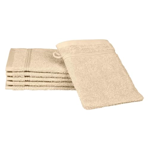 Ross Uni-Walk Handtücher Rubin Natur, Waschhandschuh 16x22 cm von Ross