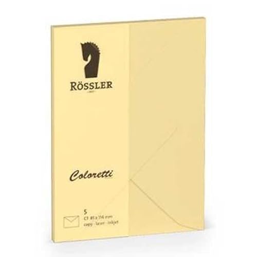 Rossler Papier Briefumschläge 220707519 braun Papier 81x114 mm von Rossler Papier