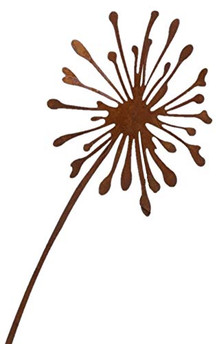 Metall Stecker. Pusteblume. Rost Gartenstecker, Metallstecker, Dekostecker. Blume 75 cm. Art.: 68974 von Rost Deko