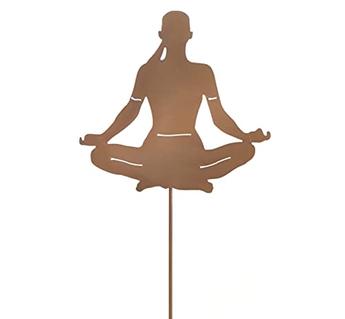 Metall Stecker. Yoga OM. Rost Gartenstecker. Edelrost. 15 x 15 x 77 cm.. Art.: 79601 Metall Stecker. Yoga OM. Rost Gartenstecker. Edelrost. 15 x 15 x 77 cm.. Art.: 79601 von Rost Deko