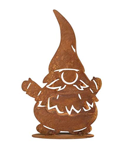 Rostalgie Edelrost Wichtel Bodo stehend 20 x 14 cm Zwerg Gnom Garten Dekoration Rostalgie Edelrost Wichtel Bodo stehend 20 x 14 cm Zwerg Gnom Garten Dekoration von Rostalgie