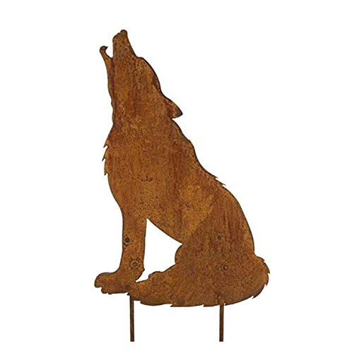 Rostalgie Edelrost Wolf heulend auf Stab Gartenstecker Dekoration Tierfigur Rostalgie Edelrost Wolf heulend auf Stab Gartenstecker Dekoration Tierfigur von Rostalgie