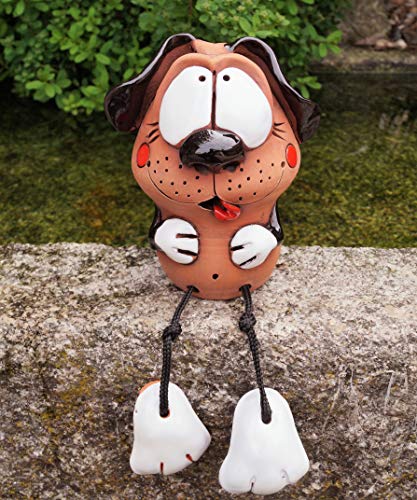 Rostalgie Keramik Hund Harry mit Baumelbeinen 28cm Handarbeit Garten Dekofigur Töpfer Rostalgie Keramik Hund Harry mit Baumelbeinen 28cm Handarbeit Garten Dekofigur Töpfer von Rostalgie